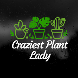Die Cut Vinyl "Craziest Plant Lady" Decal