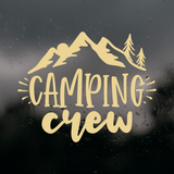 Camping Crew Decal - Car Decal, Truck Decal, Camper Decal