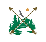 Waterproof Die Cut Vinyl Arrow Cross Outdoor Scene Decal For Campers, Trailers, Vehicles