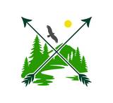 Waterproof Die Cut Vinyl Arrow Cross Outdoor Scene Decal For Campers, Trailers, Vehicles