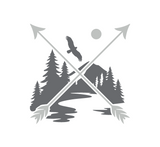 Waterproof Die Cut Vinyl Arrow Cross Outdoor Scene Decal For Campers, Trailers, Vehicles