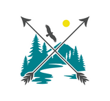 Waterproof Die Cut Vinyl Arrow Cross Outdoor Scene Decal For Campers, Trailers, Vehicles