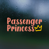 passenger princess decal, passenger princess sticker, funny decal, funny sticker, passenger princess Car decal, passenger decal, vinyl decal, funny car decals, funny truck decals, 