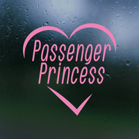 passenger princess decal, passenger princess sticker, funny decal, funny sticker, passenger princess Car decal, passenger decal, vinyl decal, funny car decals, funny truck decals, get decaled, decal shop