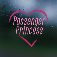 passenger princess decal, passenger princess sticker, funny decal, funny sticker, passenger princess Car decal, passenger decal, vinyl decal, funny car decals, funny truck decals, get decaled, decal shop
