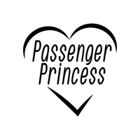 passenger princess decal, passenger princess sticker, funny decal, funny sticker, passenger princess Car decal, passenger decal, vinyl decal, funny car decals, funny truck decals, get decaled, decal shop