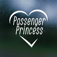 passenger princess decal, passenger princess sticker, funny decal, funny sticker, passenger princess Car decal, passenger decal, vinyl decal, funny car decals, funny truck decals, get decaled, decal shop