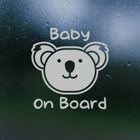Koala Baby On Board Car Decal Sticker