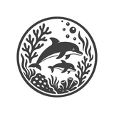 Die Cut Vinyl Decal - Dolphin Mama