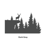 Die Cut Vinyl Buck On A Cliff Silhouette - Get Decaled