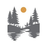 Die Cut Vinyl Decal Of Wolves In The Outdoors
