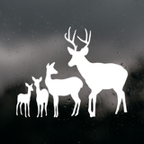 Deer Family Waterproof Die Cut Vinyl Decal