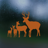 Deer Family Waterproof Die Cut Vinyl Decal