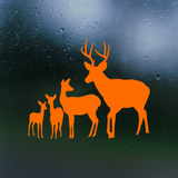 Deer Family Waterproof Die Cut Vinyl Decal