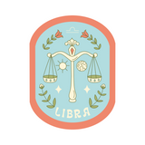 Libra Zodiac Sign Waterproof Sticker Decal