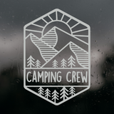 Die Cut Vinyl Decal - 'Camping Crew' - Get Decaled