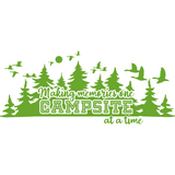 Die Cut Vinyl Making Memories One Campsite At A Time Camper Decal - Get Decaled