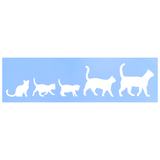 Die Cut Vinyl Cat Family Decal - Cat Decal, Truck Decal, Laptop Decal