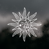 Sunshine & Moon Die Cut Waterproof Vinyl Decal