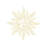 Sunshine & Moon Die Cut Waterproof Vinyl Decal