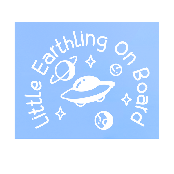 Galaxy Themed Baby On Board Decal for Car, Truck Windshield & More