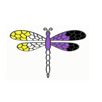 Non Binary Pride Waterproof Sticker Decal - Vehicle / Window / Laptop Decal