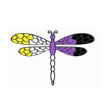 Non Binary Pride Waterproof Sticker Decal - Vehicle / Window / Laptop Decal