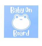 Frog Baby On Board Sticker Decal for Car, Truck & More