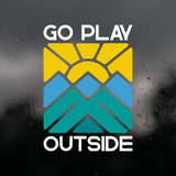 Die Cut Vinyl "Go Play Outside" Decal - Waterproof Vehicle Decal, Window Decal