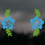 Die Cut Vinyl Pack Of HIbiscus Car Decals