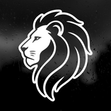 Die Cut Vinyl Decal - Lion Side Profile