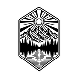 Die Cut Vinyl Decal -  Sunny Day At The Lake