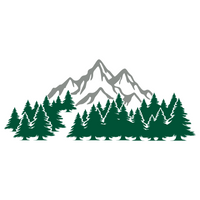 New Die Cut Vinyl Outdoor Scene Decal - Waterproof Large Vehicle / Camper Decal