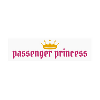 Funny Passenger Princess Decal for Car, Mirror & More