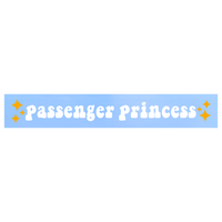 Die Cut Vinyl Passenger Princess Car Decal Sticker