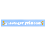 Die Cut Vinyl Passenger Princess Car Decal Sticker