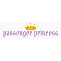 Funny Passenger Princess Decal for Car, Mirror & More