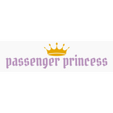 Funny Passenger Princess Decal for Car, Mirror & More