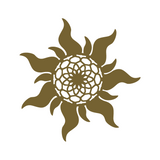 Die Cut Vinyl Sun Mandala Decal - Get Decaled