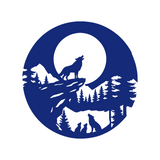 Die Cut Vinyl Decal - Wolf Pack Howling At The Moon