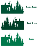Die Cut Vinyl Buck On A Cliff Silhouette - Get Decaled