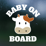 baby on board, baby on board decals, decals, baby cow decal, baby on board sticker, baby on board sign, decals, decal shop, get decaled, vinyl decals