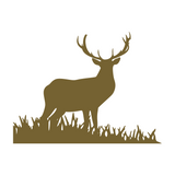 Die Cut Vinyl Grazing Buck Decal - Get Decaled