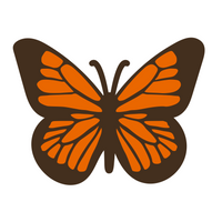 butterfly, butterfly decal, butterfly sticker, butterfly, decal, sticker, car butterfly decal, monarch butterfly decal, get decaled, decal shop