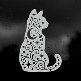 Die Cut Vinyl Decal - Celestial Cat