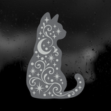 Die Cut Vinyl Decal - Celestial Cat