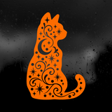 Die Cut Vinyl Decal - Celestial Cat