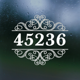 Waterproof Die Cut Vinyl Customizable Address Decal