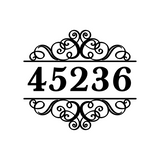 Waterproof Die Cut Vinyl Customizable Address Decal