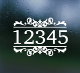 Die Cut Vinyl Waterproof Address Decal For Windows, Siding, Wood